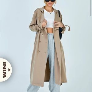 Princess Polly Cassie Trench Coat